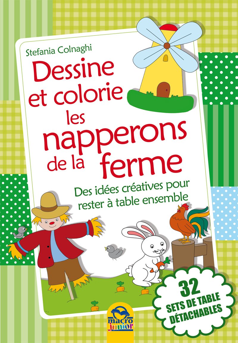 Set de table à colorier - La ferme