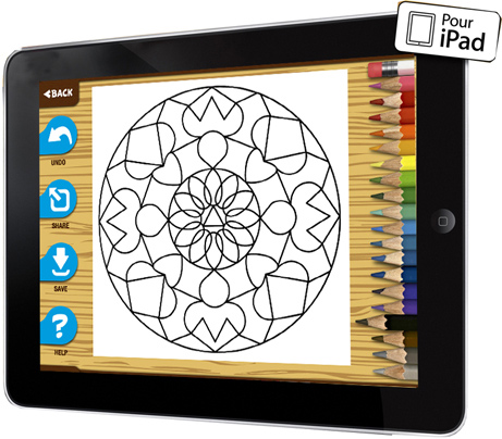 App - coloring Mandalas - IPAD - Macro Editions