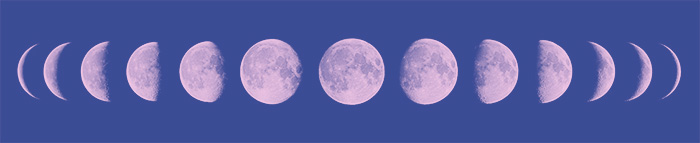les phases lunaires