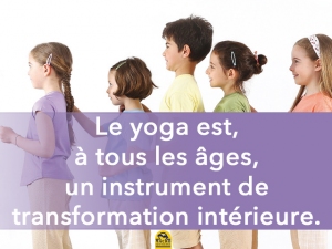 Le jeu utile pour le yoga avec les enfants