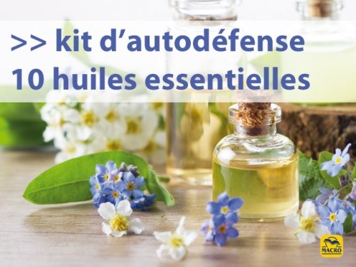 Le kit d’autodéfense (10 huiles essentielles) + 3 recettes