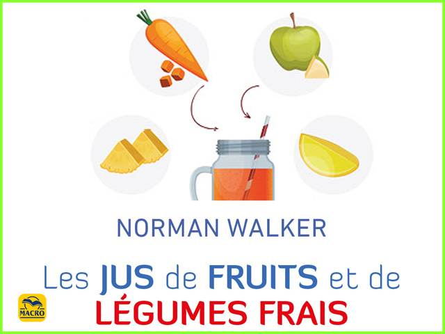 Les jus de fruits et de légumes... oui mais exclusivement frais !