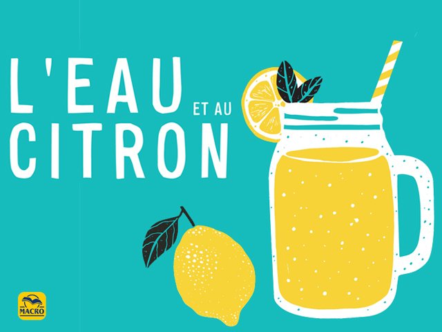 De l’eau chaude et du citron le matin