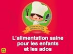 Equilibre nutritionnel et habitude alimentaire d'un enfant (ou d'un adolescent)