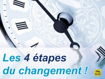 Les 4 étapes du changement !