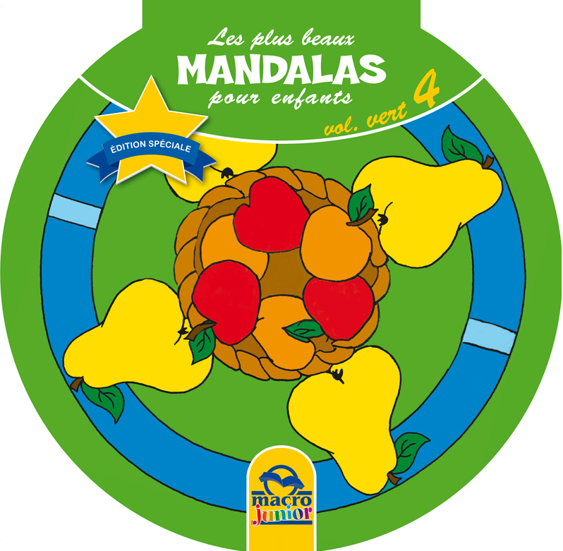 les plus beaux mandalas pour les enfants serie n1 fruit pn=9