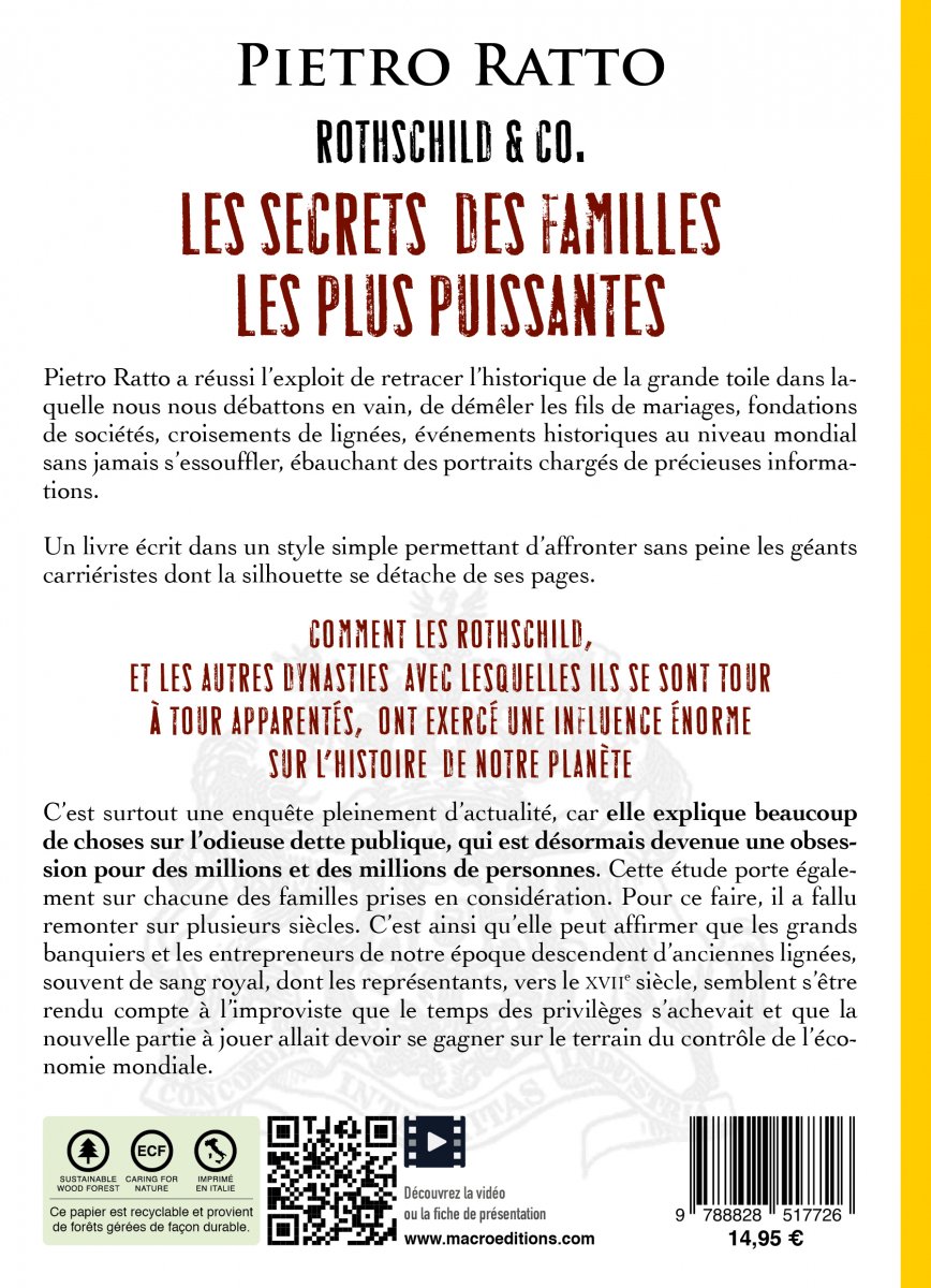 Rothschild & Co Livre Broché 15 x 21 cm di Pietro Ratto