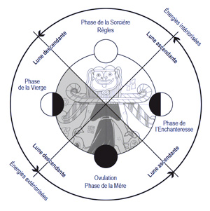 M. Gray - le cadran du cycle menstruel en 4 phases