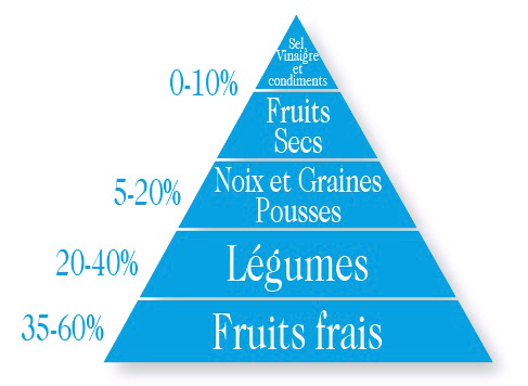 pyramide alimentaire crudiste crudivore