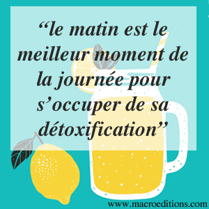 eau citron le matin, c'est top pour la santé