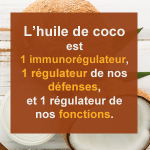 huile de coco immunoregulateur