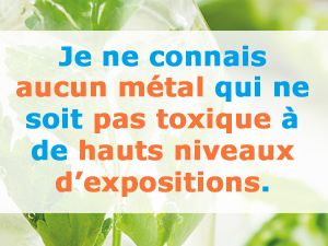 métaux toxique et régime detox