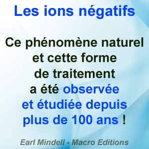 ions négatifs phénomène naturel