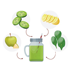 livre de recette de smoothies verts detox